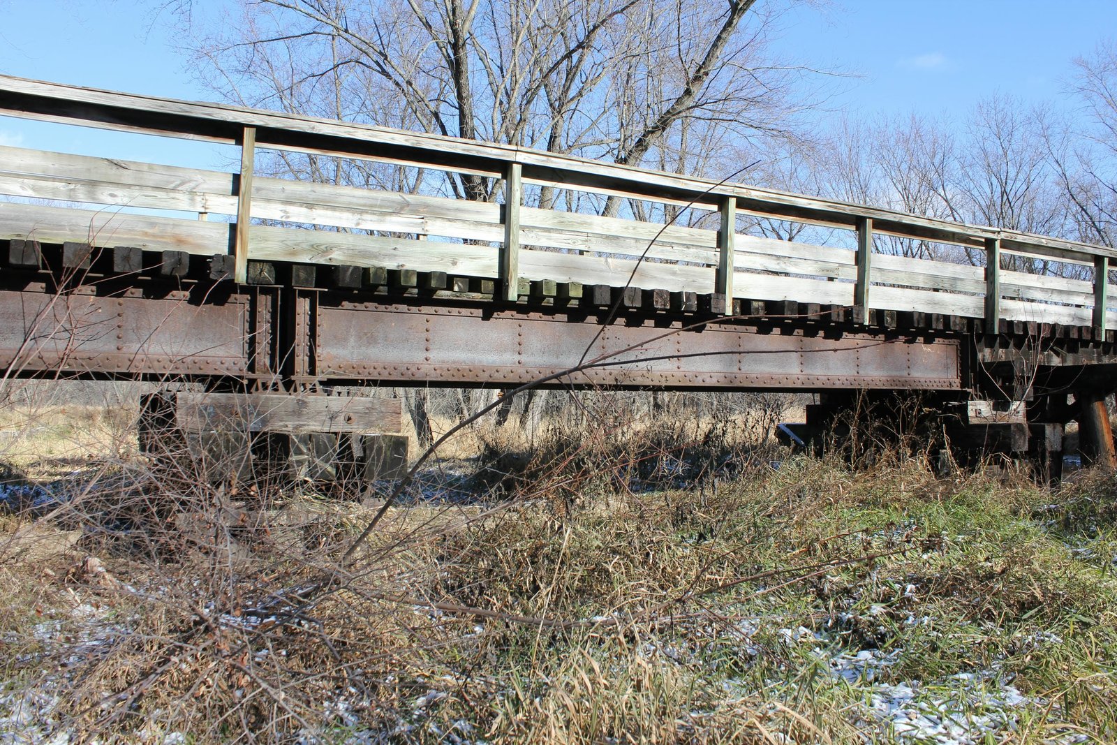 South deck girder span, north approach